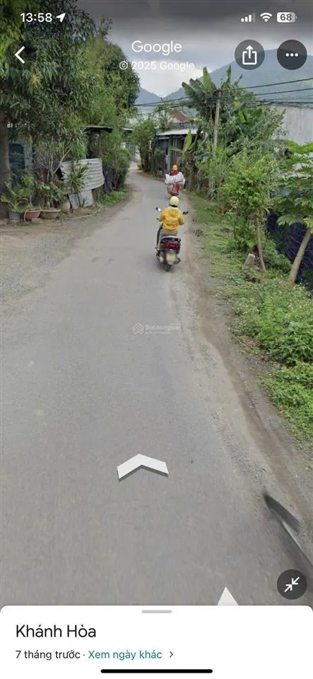 Bán đất mặt tiền đường xóm cát thôn 3, diên điền diên khánh dt 1713.8m2 có 400m2 thổ cư, đường nhựa