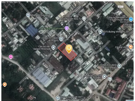 Bán đất 1686.1m² giá 38 tỷ Phường Bình Hòa