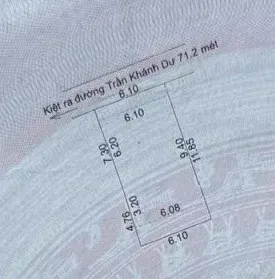 # Nhà Kiệt 3m thẳng thông gần MT Trần Khánh Dư, An Thượng, 75m2, ngang 6.1m, C4, 6.x tỷ
