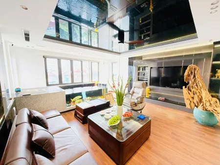 Siêu Phẩm Thiết Kế Hiện Đại! Lạc Trung,Vỉa Hè Oto Tránh,Thang Máy,Kinh Doanh Vp,DT:78m2 x 8Tầng,MT:, 5.4m,Giá: 29.8 tỷ Hai Bà Trưng