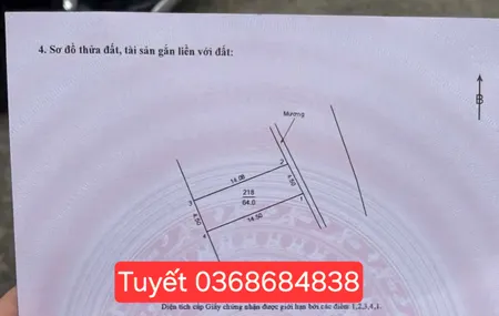 Bán đất 64m² ngang 4.5m giá 5.86 tỷ Xã Phúc Thịnh