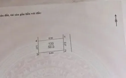 Bán đất 50m² ngang 5.07m Xã Vĩnh Thanh