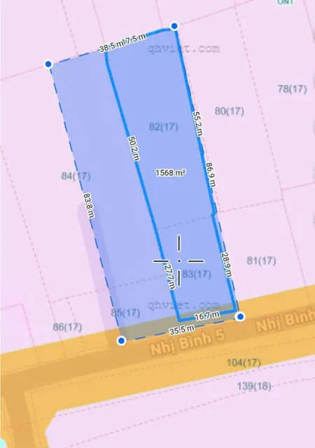 SIÊU HOT ĐẤT (35x83) MẶT TIỀN 8M NHỊ BÌNH 5, HÓC MÔN (XÃ ĐÔNG THẠNH, TP.HCM)