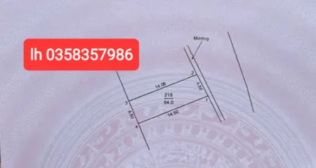 Bán đất 64m² ngang 4.5m giá 5.76 tỷ Xã Phúc Thịnh