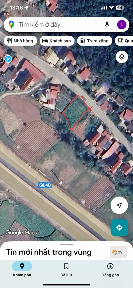 Cần bán lô đất km số 6