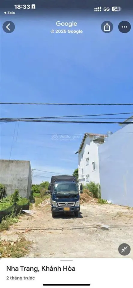 Bán lô đất mặt tiền đường cao văn khánh khu tđc thuỷ tú, xã vĩnh thái, nha trang