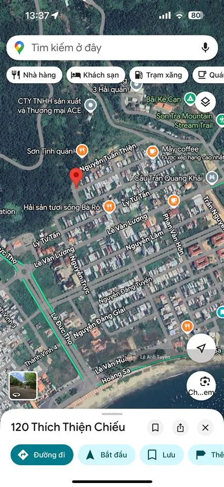 Bán lô góc đẹp 135m2 2mt nguyễn tuấn thiện thích thiện chiếu view núi sơn trà gần biển