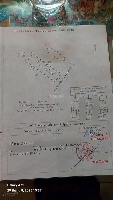 Bán đất tặng nhà mặt tiền đường khúc thừa dụ phước long