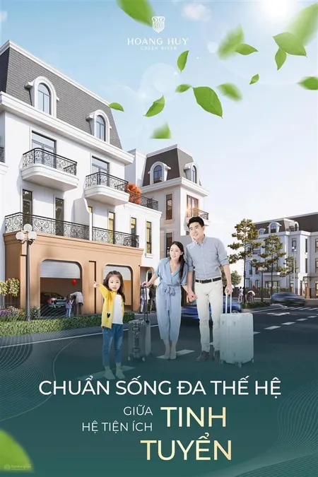 Đầu tư dự án hoàng huy green, thuỷ nguyên, hải phòng. dt 90m2 4 tầng giá 7,2 tỷ. sở hữu lâu dài