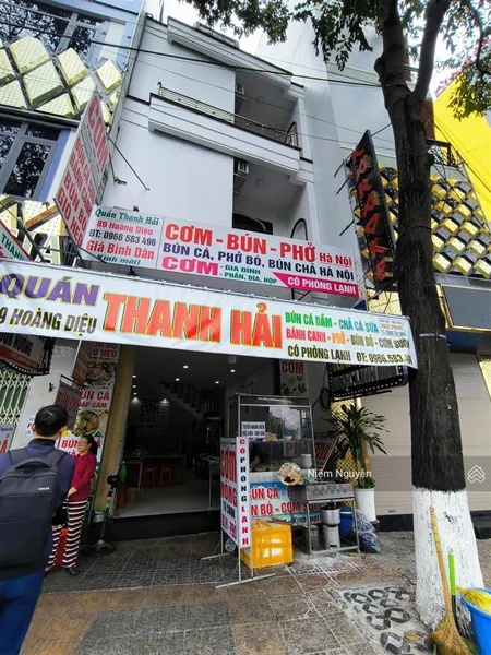 Hạ giá bán nhanh nhà 3 tầng mặt tiền đường hoàng diệu dt 72,7m2, gần biển, giá 13,5 tỷ