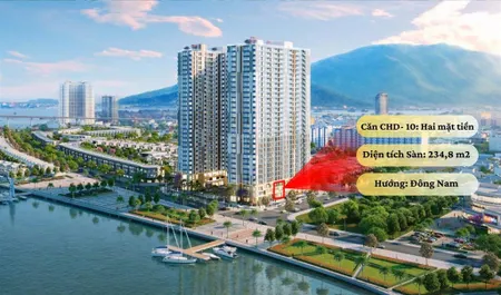 Shophouse khối đế 2 tầng, 2 mặt tiền đường hồ hán thương kinh doanh cực tốt với hơn 3000 cư dân
