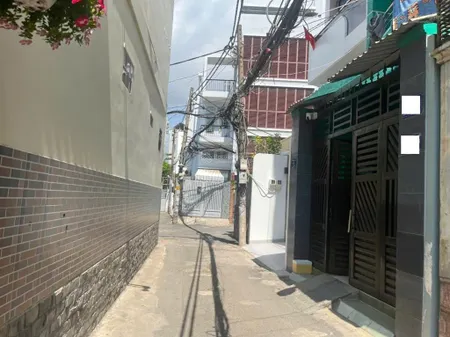 2 mặt hxh gần mặt tiền lê quang định! bán nhà (4,85x12m) nở hậu sẵn kết cấu chính chủ lâu đời