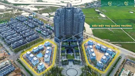 Siêu biệt thự quảng trường vị trí độc tôn, sản phẩm hữu hạn