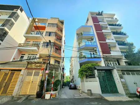 Nhà 7 tầng góc 2 mt hẻm 8m điện biên phủ cách quận 1 500m tn 600tr/năm