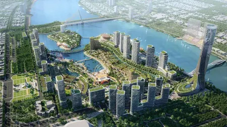 Bán biệt thự góc 2 mặt tiền đường an dương vương và mỹ an 17 view trực diện khán đài pháo hoa