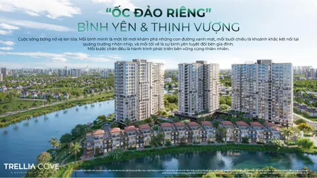 Nhà phố compound trellia cove ven kênh đào mizuki park. giá chỉ từ 17,4 tỷ. 0978 469 ***