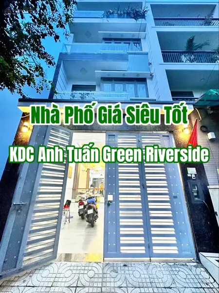Chính chủ bán căn nhà phố giá tốt nhất thị trường kdc anh tuấn green riverside 5x16m giá 7,8 tỷ.