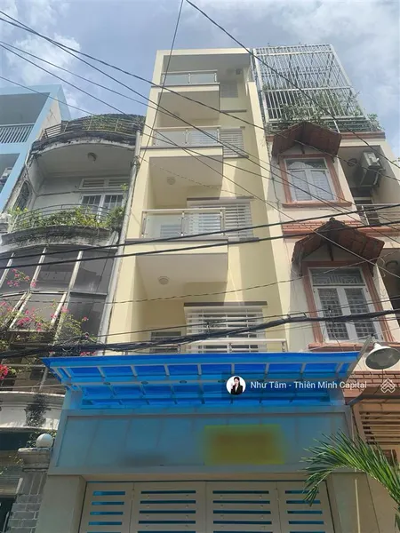Nhà mới, đẹp! hxh 6m lê văn sỹ, p1, tân bình dt 45 m2 5 tầng vuông vức chỉ 10 tỷ