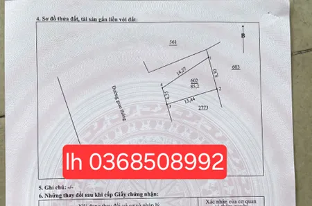 Bán đất 82,5m² ngang 4,35m giá 2 tỷ Phường Vạn Xuân