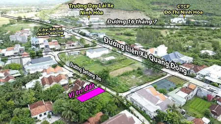 Bán đất 165m² ngang 6,5m Phường Ninh Hòa
