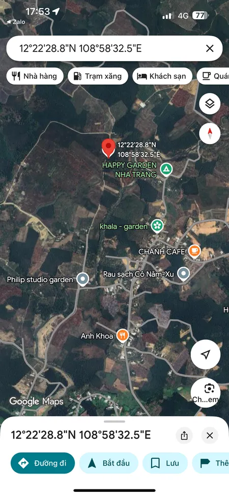 Đất trồng cây lâu năm, QH 2030 có mương nước thích hợp trồng cây, có thể ghép sổ lại với nhau. Diện tích 1293,8m Đường đất xe ô tô ra vào thoải mái