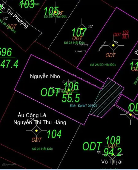Bán nhà mặt tiền đường hải đức (55,5 m2 ngang 4,8m) giá 3,4 tỷ ngay trung tâm nhà ga nha trang!