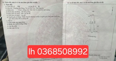 Bán đất 132m² ngang 5,1m giá 3.25 tỷ Phường Vạn Xuân