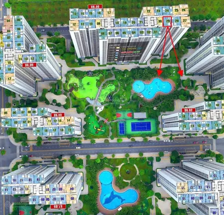 Cực hiếm hàng cđt căn 2pn view vườn nhật origami giá tt chuẩn 3ty650