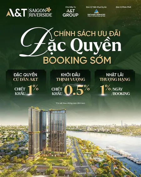 Sở hữu 3 mặt view sông, chỉ 43triệu/m2, đợt 1 chỉ thanh toán 10%, tt10% kí hđmb, ân hạn gốc lãi 24t