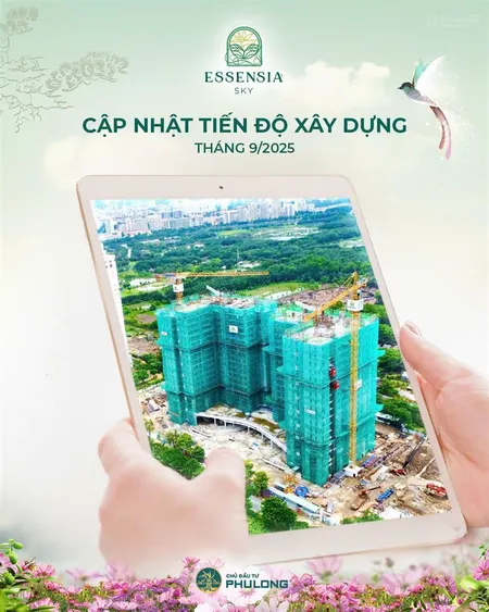 Cần bán căn góc 2pn đẹp nhất essensia sky giá gốc cdt