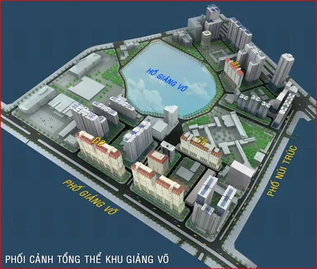Bán gấp căn hộ tập thể b1 giảng võ, ba đình, view hồ, 2 thoáng, 80m, giá 5.5 tỷ