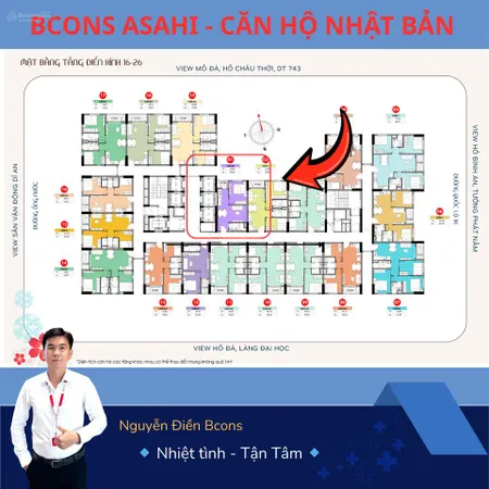 Suất nội bộ 1pn 1 tỷ 7 full vat bcons asahi căn hộ mặt tiền ql 1k, sát bên làng đại học, ga metro