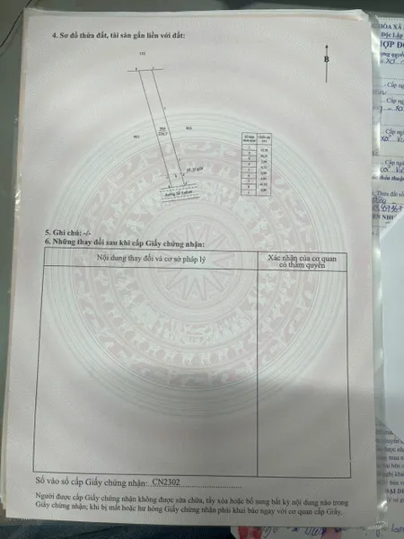 Bán đất 225.7m² ngang 5×46m giá 390 triệu Xã Đồng Sơn có 100 thổ cư