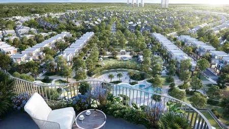 Bán căn sky garden dt 68m2 và có dt sân vườn 9m2 tại eco retreat, giá 3,5 tỷ, 0912 282 ***