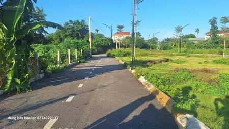 Bán đất 61.2m2 tại xã hạ bằng, thạch thất, hà nội, 2,3 tỷ, hướng tây bắc, mặt tiền 7m