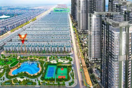 Bán biệt thự song lập vt6 mặt công viên giá chỉ 23 tỷ, ngay cạnh đường đại lộ 51m , 0911 066 ***