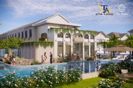 Nhà liền kề 5x16 80m2, oasis riverside, đại học việt đức, vđ 4, bến cát, hcm