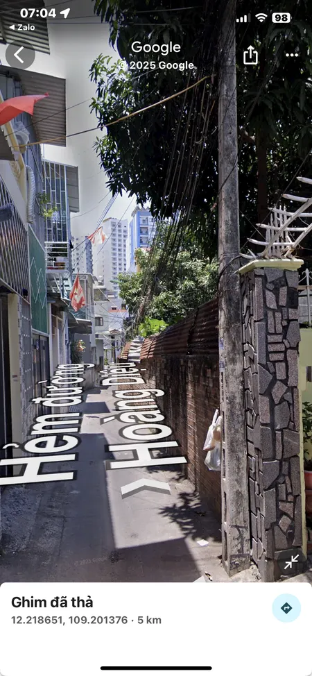 Bán đất hẻm Hoàng Diệu, phường Nha Trang . Cách biển 100m