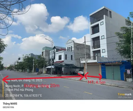 NGÂN HÀNG THANH LÝ CĂN NHÀ MẶT PHỐ TẠI TT. AN DƯƠNG, HẢI PHÒNG.