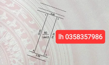 Bán đất 144m² ngang 5.86m giá 4.89 tỷ Xã Nội Bài