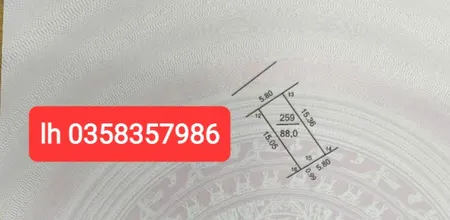 Bán đất 88m² ngang 5.80m giá 2.26 tỷ Xã Sóc Sơn