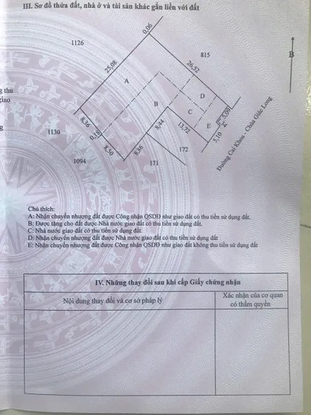 Full thổ cư xã Tân Khánh Đông - 547.4m2