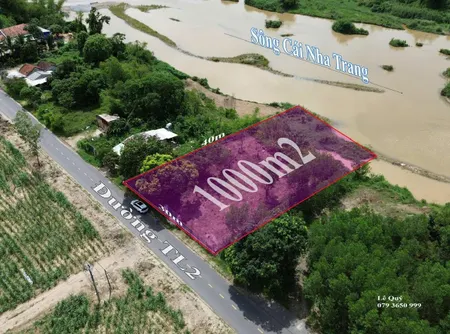 Bán đất mặt tiền đường TL2 Diên Thọ, Diên Khánh view Sông Cái Nha Trang