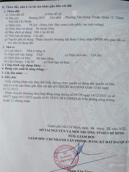 Bán nhà đôi dht05 kdc an sương shr 6,7x12m 5,25 tỷ