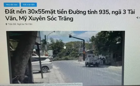 Bán đất 1233.3m² ngang 24,4m giá 3.2 tỷ Xã Tài Văn