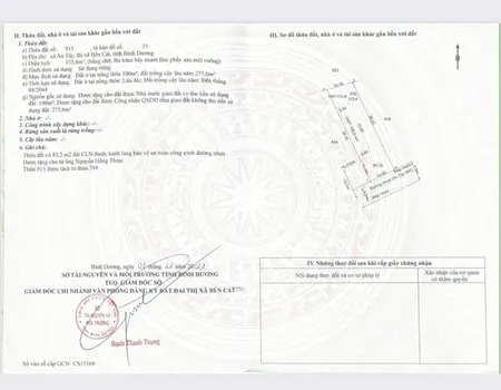 Bán Đất An Tây, Bến Cát đối diện chợ An Tây 10x36m giá 4ty500