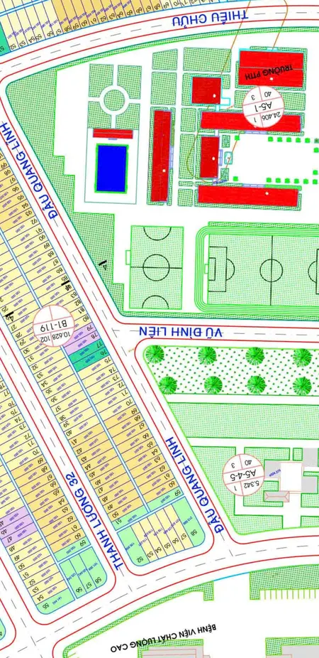 Bán lô đất 100m2 đối diện công viên - trung tâm KDT Hòa Xuân
