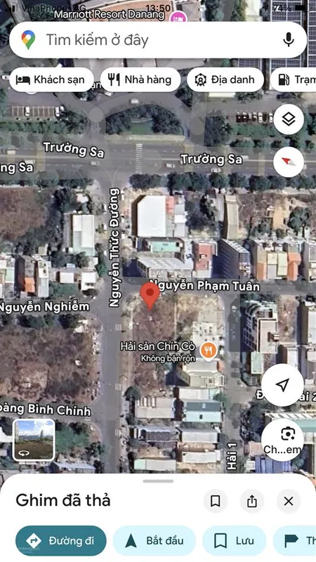 Bán lô góc nguyễn thúc đường và nguyễn phạm tuân dt 246,3m2(12,7 x20m) giá bán 20ty7(85tr/1m2).