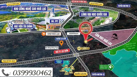 Mở bán lô đất tại cổ đông sơn tây, dt 100m2 full thổ cư, giá f0, gần ql 21, khu cnc & đhqg