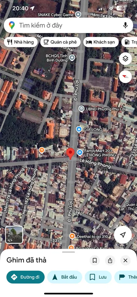 Mt Kinh Doanh Lê Hồng Phong Phú Lợi ngay kế ngã tư (phường Phú Lợi-TP.HCM) tặng kèm nhà trệt lầu sổ hoàn công và kiot vừa ở vừa kinh doanh Vip giá êm